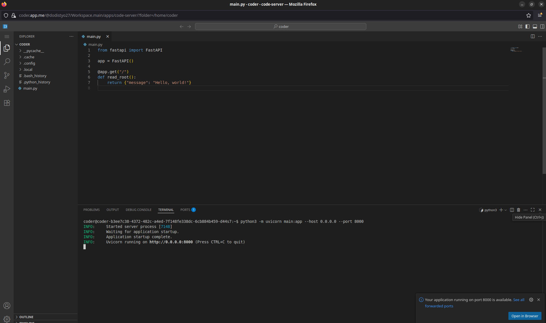 coder-python-dev /posts/cloud-development-environment/coder-python-dev.png